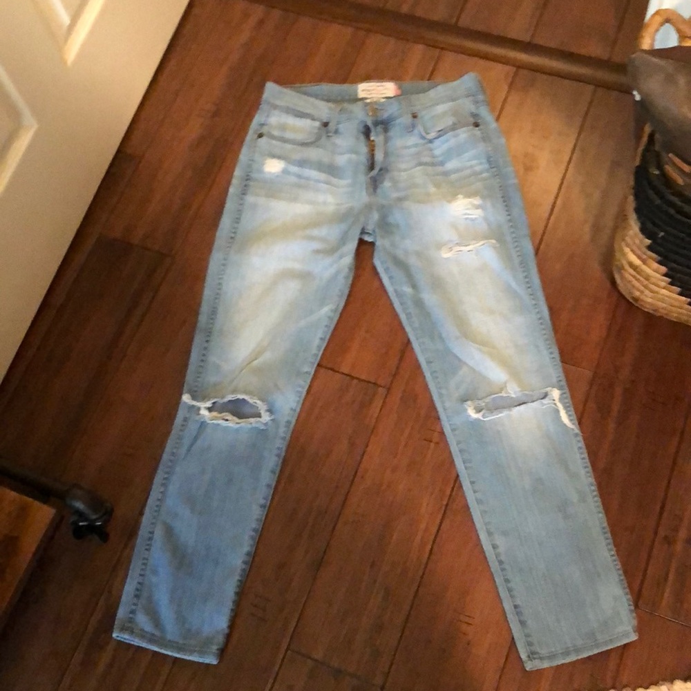Lucky Brand Charlotte Rail crop jean